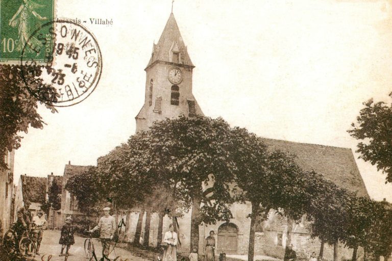 Carte postale du début du XXème siècle : Église Saint-Marcel de Villabé