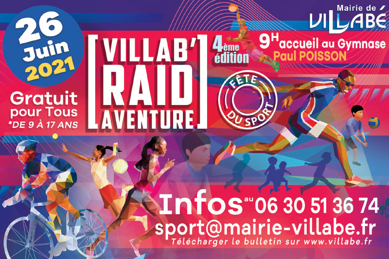 Flyer du Villabe Raid Aventure 2021