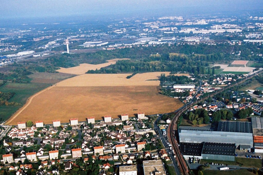 Vue aérienne du Cirque de l'Essonne