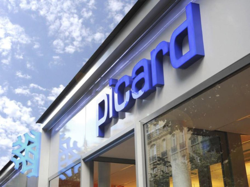 Devanture du magasin "Picard" de Villabé