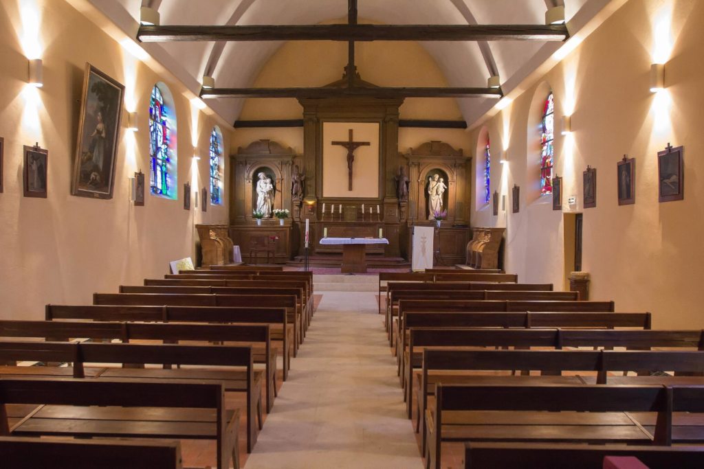 Vue de l'intérieur de l'Église Saint-Marcel de Villabé