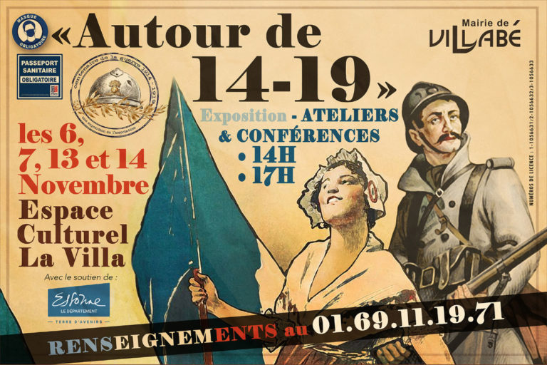 "Autour de 14-19" : Exposition, ateliers et conférences à Villabé, nov. 2021