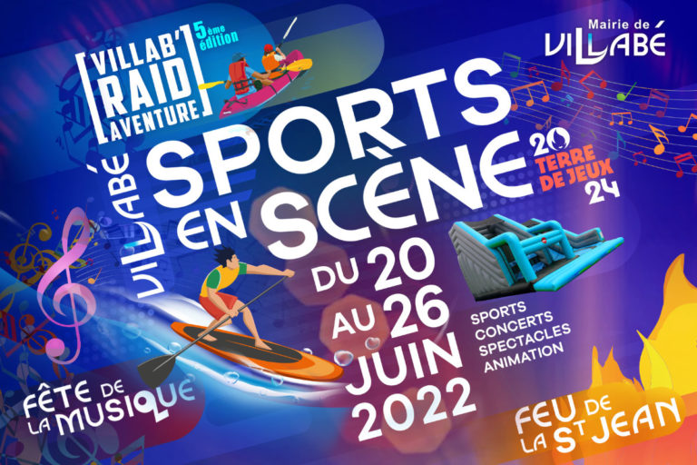 Sports en Scène 2022, du 20 au 26 juin : Sports, concerts, spectacles, animations