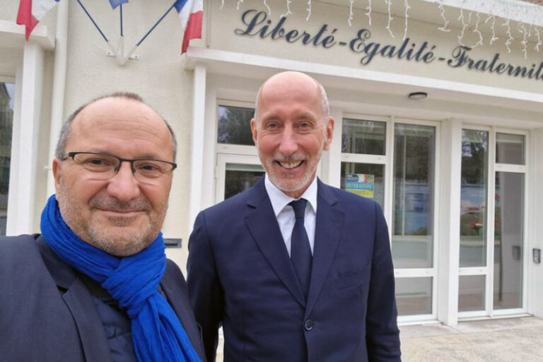 Le Sénateur Jean-Raymond Hugonet en visite à Villabé