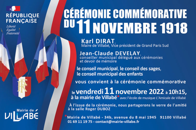 Cérémonie Commémorative du 11 novembre 1918