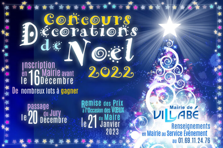 Concours « Décorations de Noël 2022 »