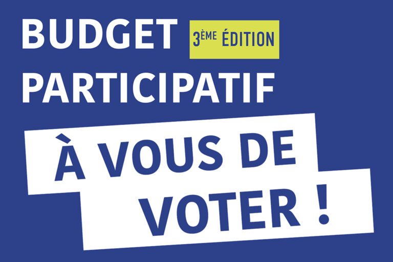 Budget participatif 3ème édition, à vous de voter !
