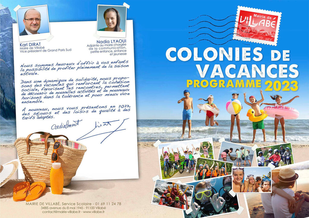 Couverture colonies de Vacances 2023