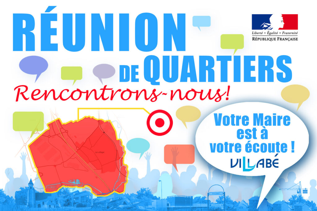 Réunions de quartiers 2023