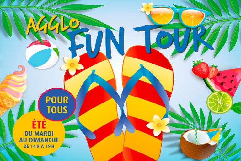 L'Agglo Fun Tour 2023 de Grand Paris Sud : pour toutes et tous, tout l'été du mardi au dimanche, de 14 à 19h