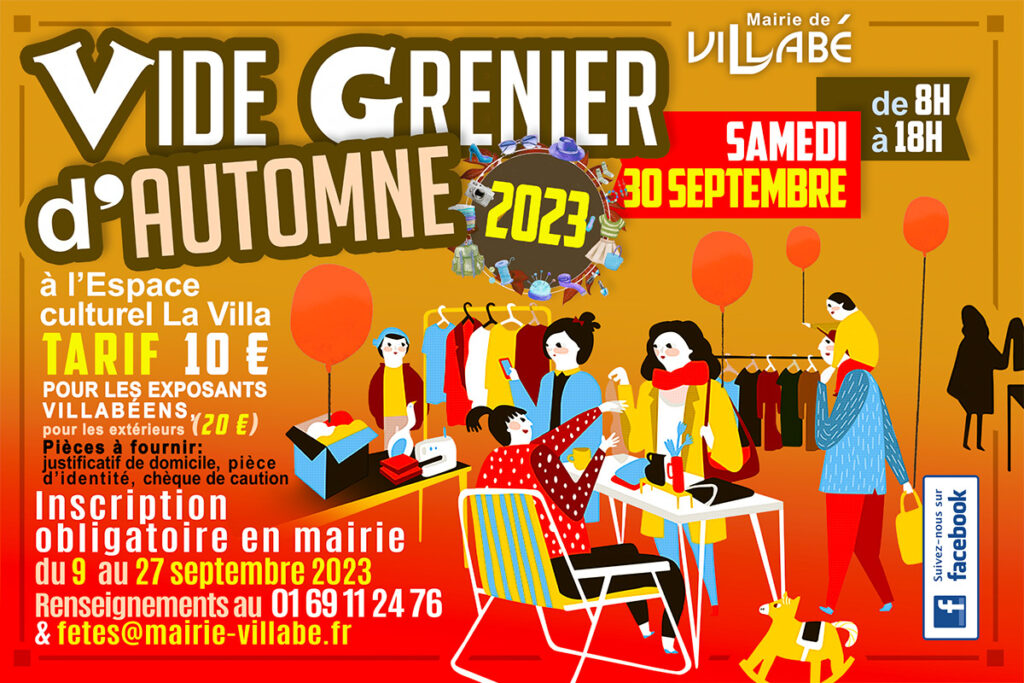 Vide grenier d'automne à Villabé