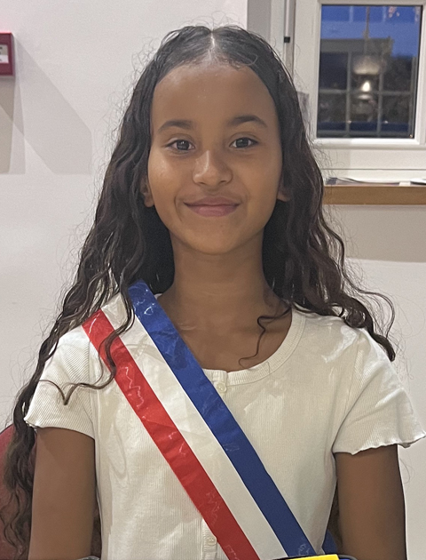 Ayla QUIDEAU - Membre du Conseil Municipal des Enfants de 2023 à 2025