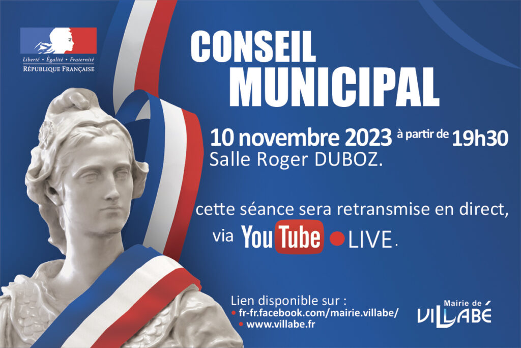 Séance du conseil municipal de Villabé du 10 novembre 2023