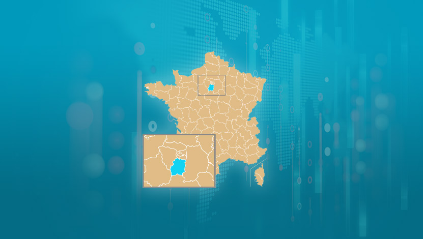 Carte situant le département de l'Essonne à l'échelle du territoire de la France et à l'échelle de la région Île-de-France