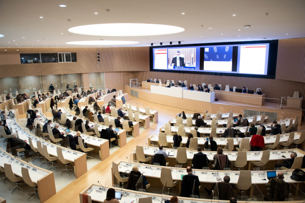 Assemblée plénière du CESER au conseil régional d'Île-de-France