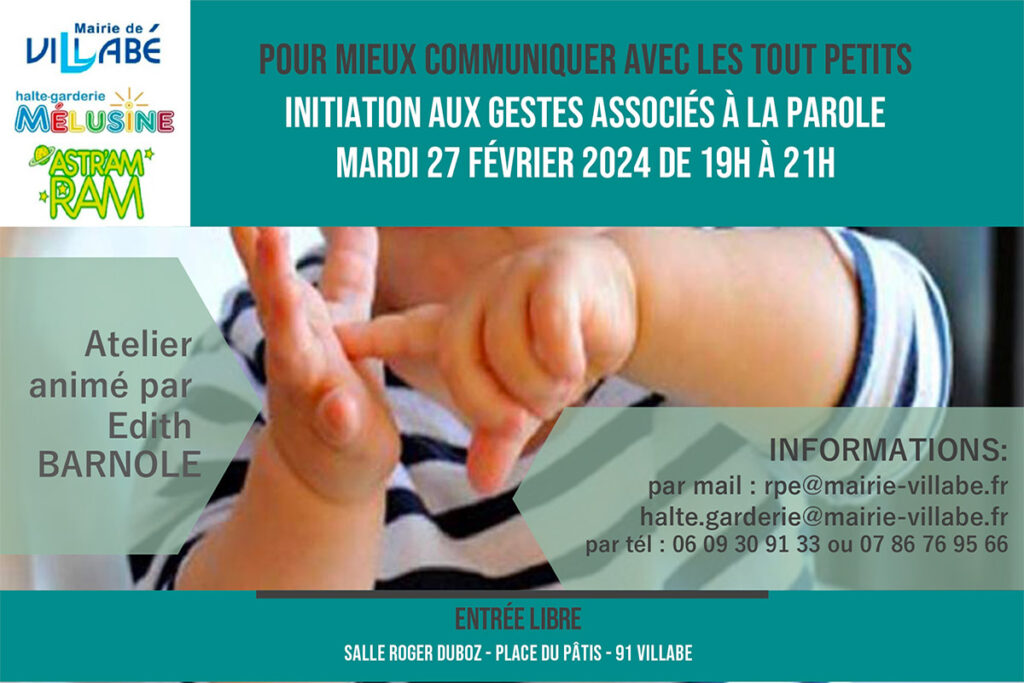 Atelier pour mieux communiquer avec les tout petits