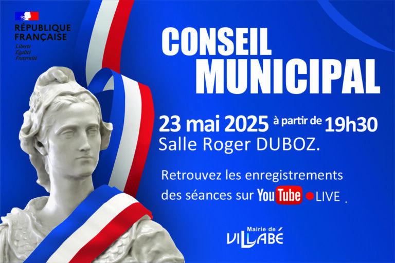 Séance du 23 mai 2025 du Conseil municipal de Villabé
