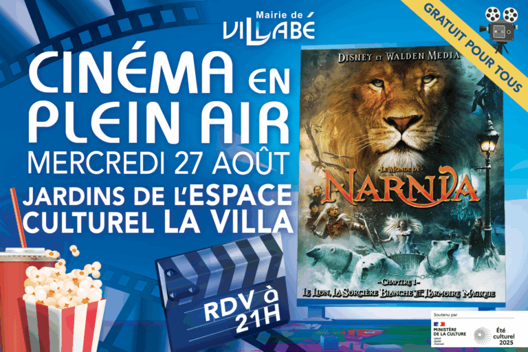 Séance de cinéma en plein air : Le monde de Narnia, mercredi 27 août 2025