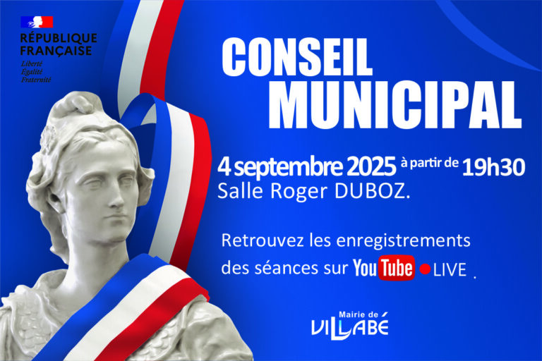 Séance du 4 septembre 2025 du Conseil municipal de Villabé