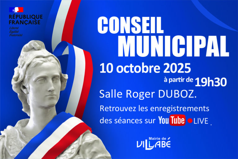Séance du 10 octobre 2025 du Conseil municipal de Villabé