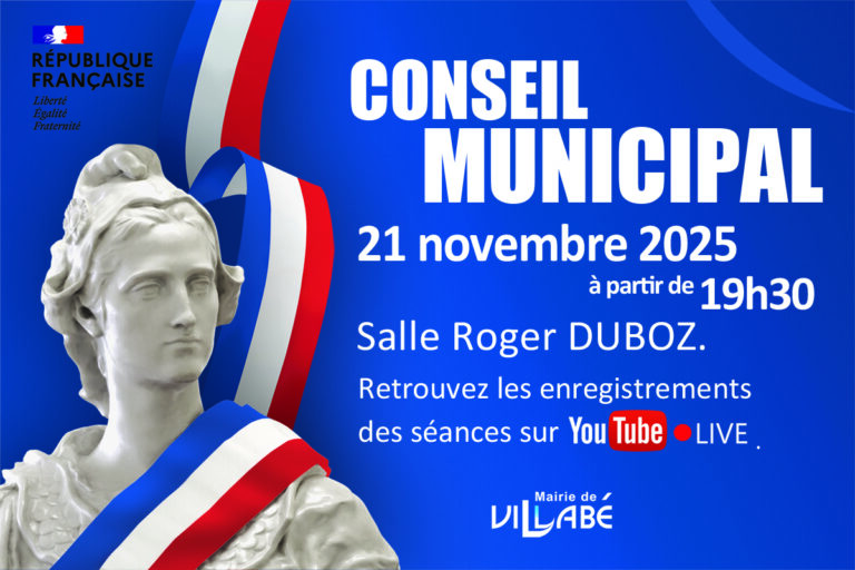 Séance du 21 novembre 2025 du Conseil municipal de Villabé