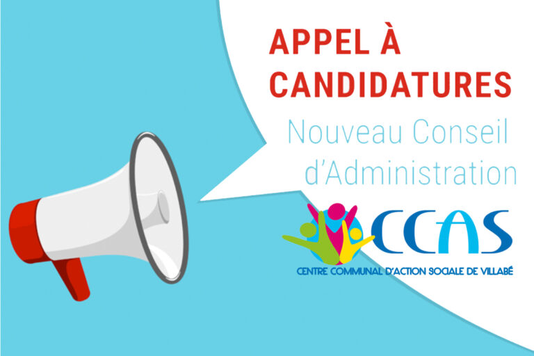 Appel à candidatures : Devenez représentant au sein du Conseil d'Administration du Centre communal d’action social (CCAS) de Villabé.