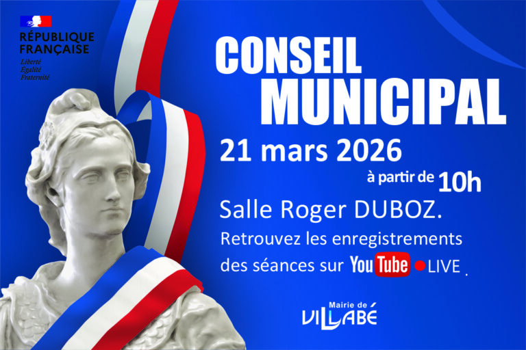 Séance du 21 mars 2026 du Conseil municipal de Villabé
