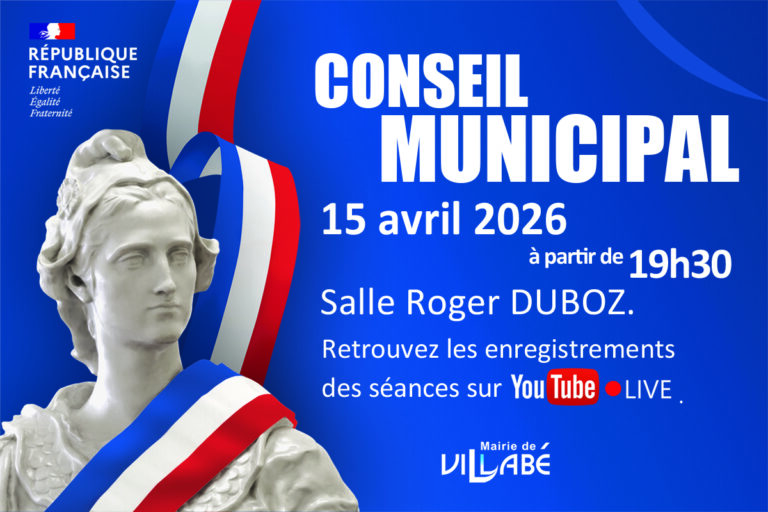 Séance du 15 avril 2026 du Conseil municipal de Villabé