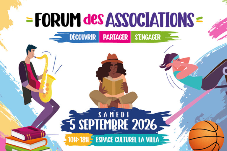 Forum des associations, samedi 5 septembre 2026, espace culturel La Villa, Villabé